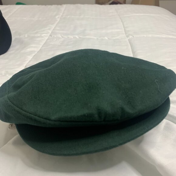 Pebble Beach Traditional Green Cotton Golf Flat Cap - Picture 4 of 5